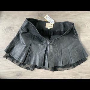 YaYa Aflalo Vintage Leather Skirt